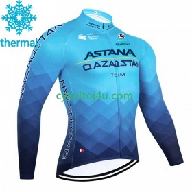 Astana Qazaqstan Cykeltrøje Viter Thermal Fleece 2023